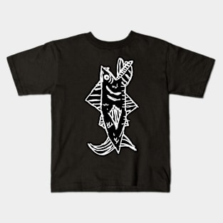 Dark and Gritty UGLY FISH Kids T-Shirt